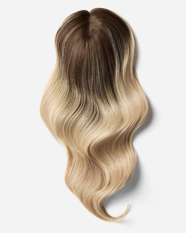 Crown Topper®, Balayage | Cool Ashy Blonde with Highlights | #B116