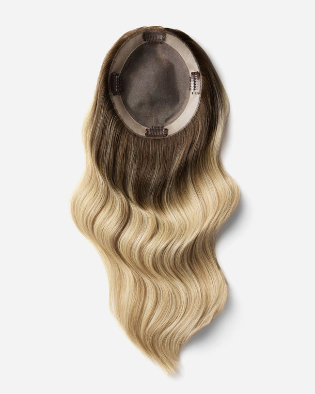 Crown Topper®, Balayage | Light Caramel Honey Blonde Mix | #B622