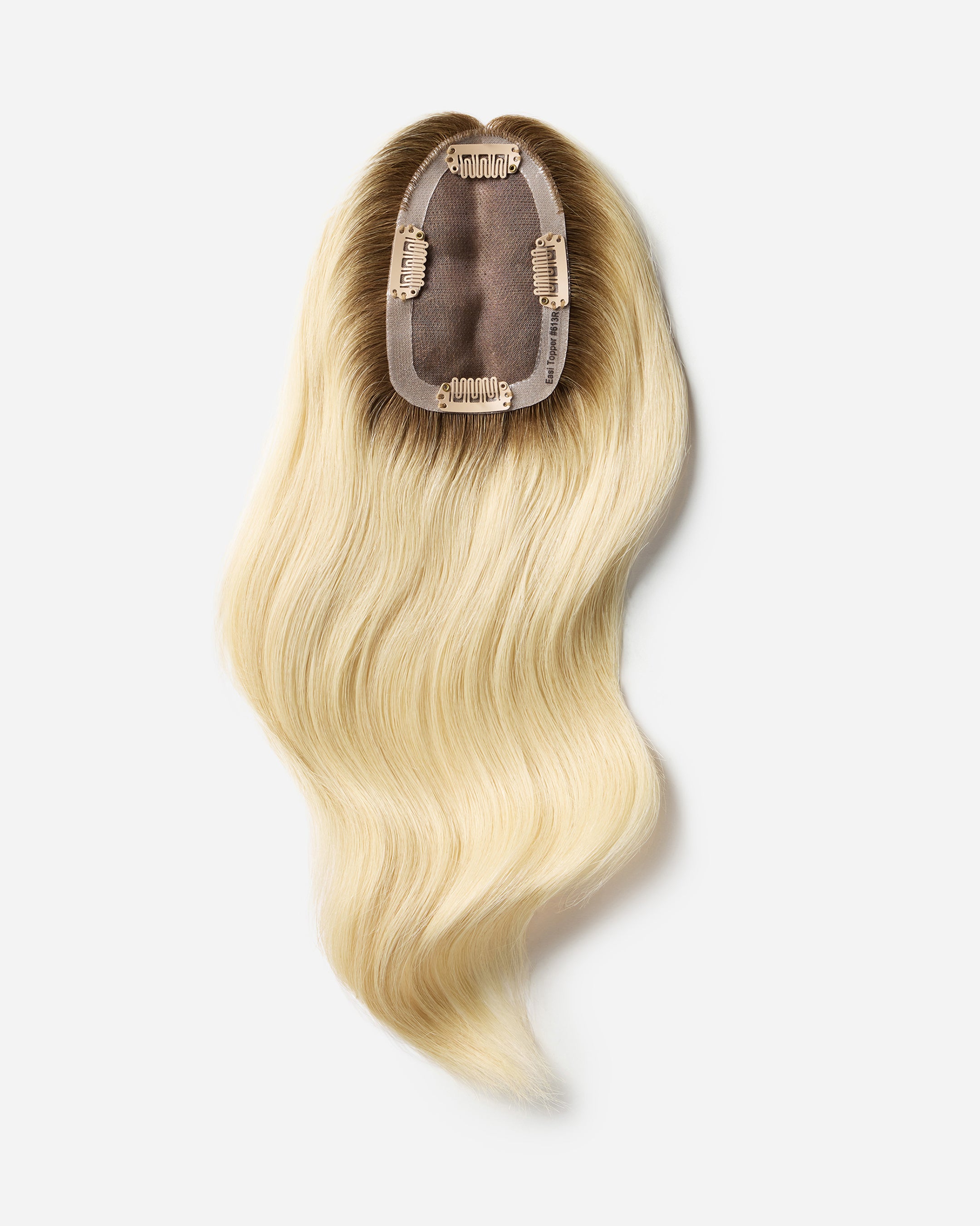 Invisible crown extensions blond human hair e hotsell