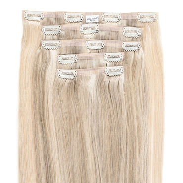 Crown® Clip In | Creamy Blonde with Ashy Lowlights | #10/22