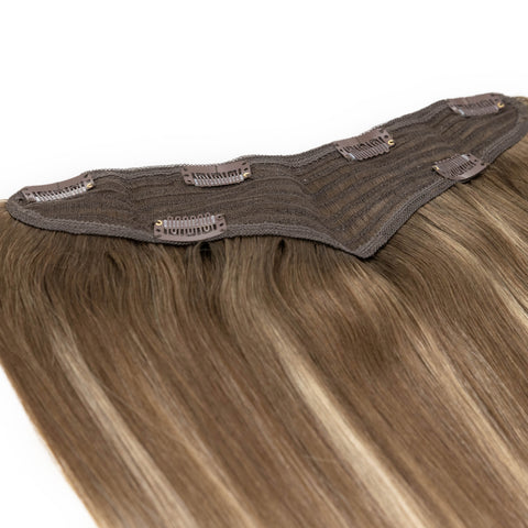 V-Clip Volumizer | Balayage | #B3/882 - Hidden Crown Hair Extensions