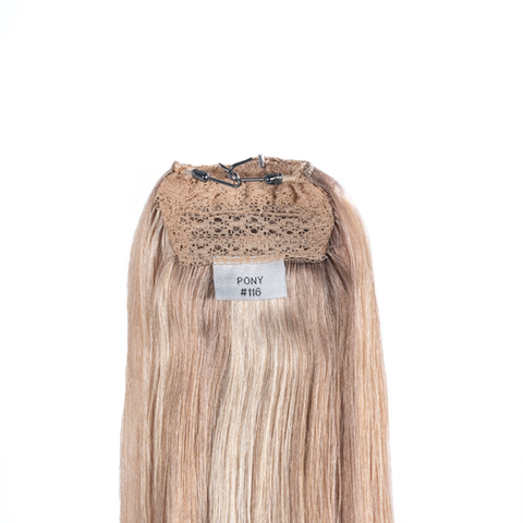 Fluffy Pigtail Extensions in Ash Blonde