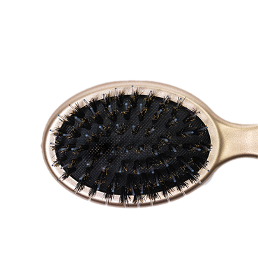 Hidden Crown Mini Boar Bristle Brush- Shiny Gold - Hidden Crown Hair Extensions