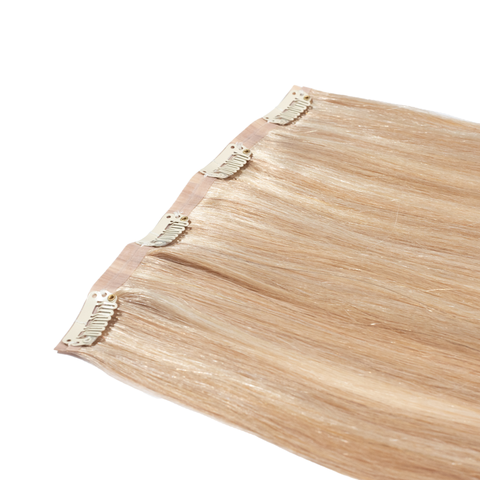 Seamless Crown Clip Ins – Golden Beige Blonde – 2412 - Hidden Crown Hair Extensions