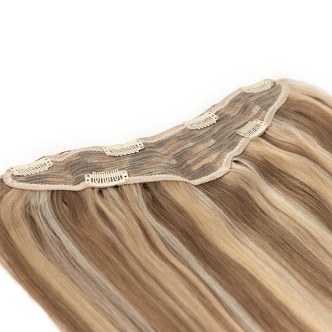 V-Clip Volumizer | Warm Honey | #422 - Hidden Crown Hair Extensions