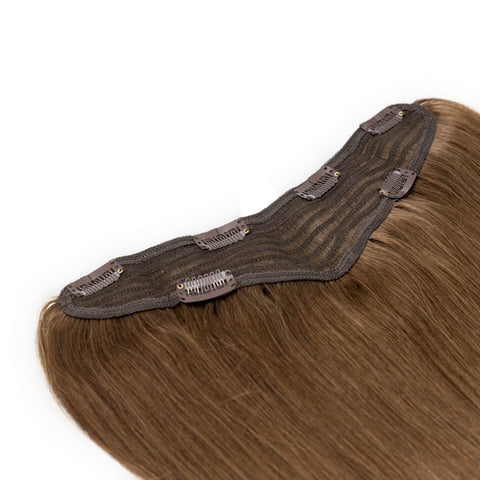 V-Clip Volumizer | Medium Brown | #4 - Hidden Crown Hair Extensions