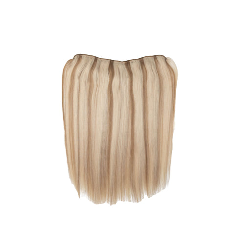 V-Clip Volumizer - Ash Light Blonde w/ Lowlights - #60/8 - Hidden Crown Hair Extensions