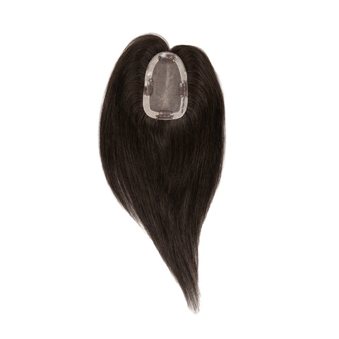 Topper | Deepest Brown/Near Black | #1B - Hidden Crown Hair Extensions