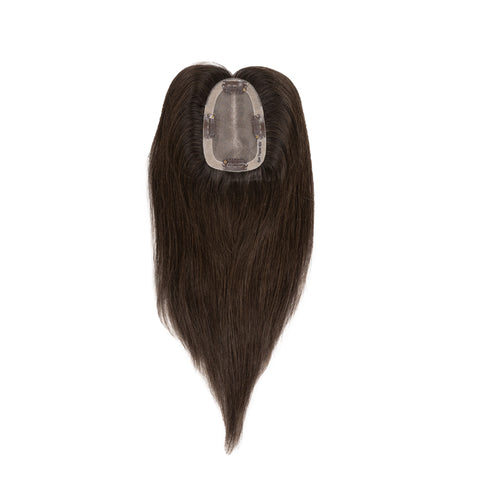 Topper | Dark Brown | #2 - Hidden Crown Hair Extensions