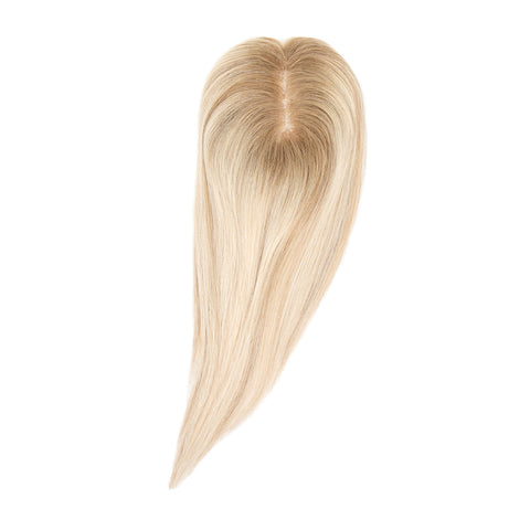 Topper | Ash Light Blonde w/ Lowlights | #60/8 - Hidden Crown Hair Extensions