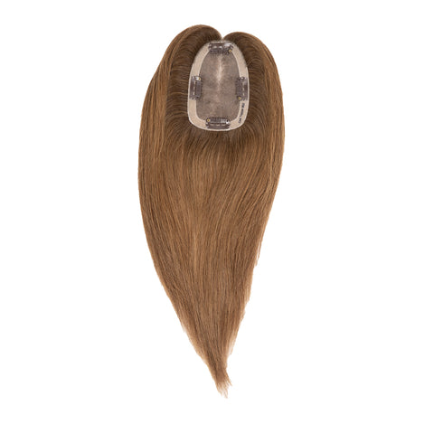Topper | Medium Auburn Brown | #6 - Hidden Crown Hair Extensions