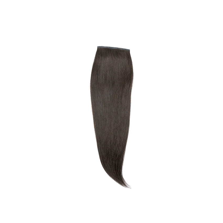 Flip-Up Clip | Deepest Brown/Near Black | #1B - Hidden Crown Hair Extensions