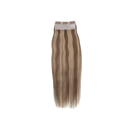 Flip-Up Clip | Ash Blonde with Auburn Lowlights | #612 - Hidden Crown Hair Extensions