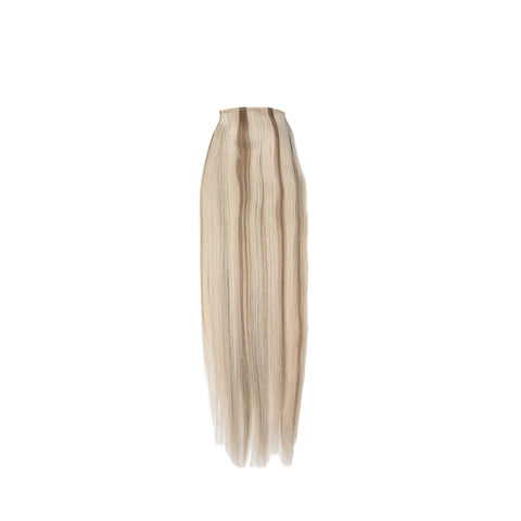Flip-Up Clip | Ash Light Blonde w/ Lowlights | #60/8 - Hidden Crown Hair Extensions