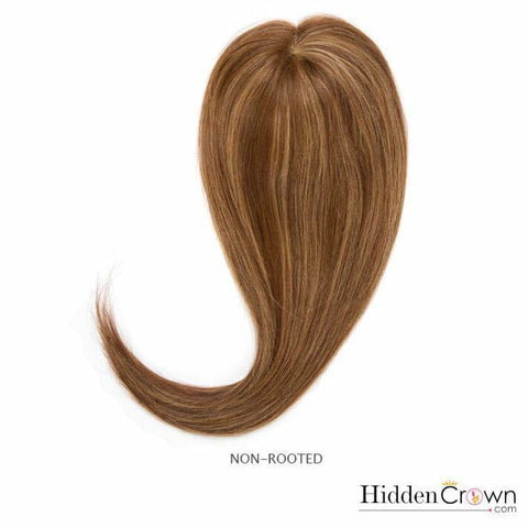 Crown® Topper - Chocolate Brown Blonde Mix - 4/613 - Hidden Crown Hair Extensions