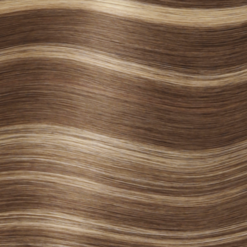 Medium Brown with Warm Highlights | #4/613 - Hidden Crown Hair Extensions