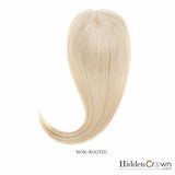 Crown® Topper - Platinum Clearest Blonde - 60 - Hidden Crown Hair Extensions