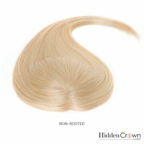 Crown® Topper - Platinum Clearest Blonde - 60 - Hidden Crown Hair Extensions