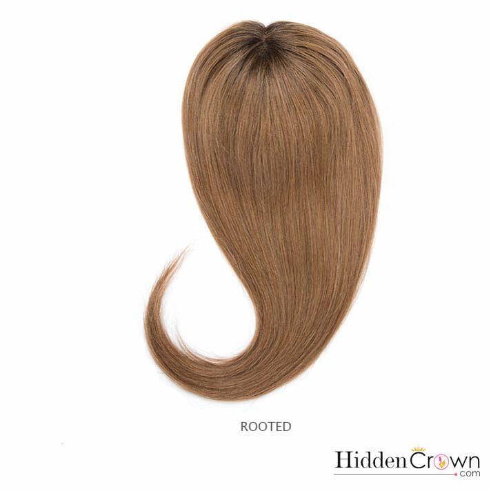 Crown® Topper - Light Brown - 8 - Hidden Crown Hair Extensions