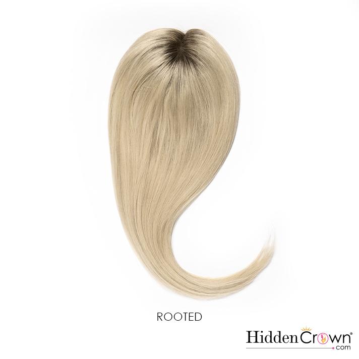 Crown® Topper - Lightest Golden Blonde - 613 - Hidden Crown Hair Extensions