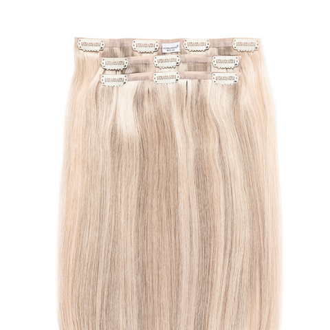 Crown® Clip In | Creamy Blonde with Ashy Lowlights | #10/22