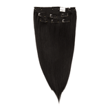 Crown® Clip Ins - Jet Black - 1 - Hidden Crown Hair Extensions