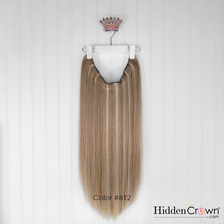 Halo® Extension |  Dirty Blonde/Brown | #812 - Hidden Crown Hair Extensions